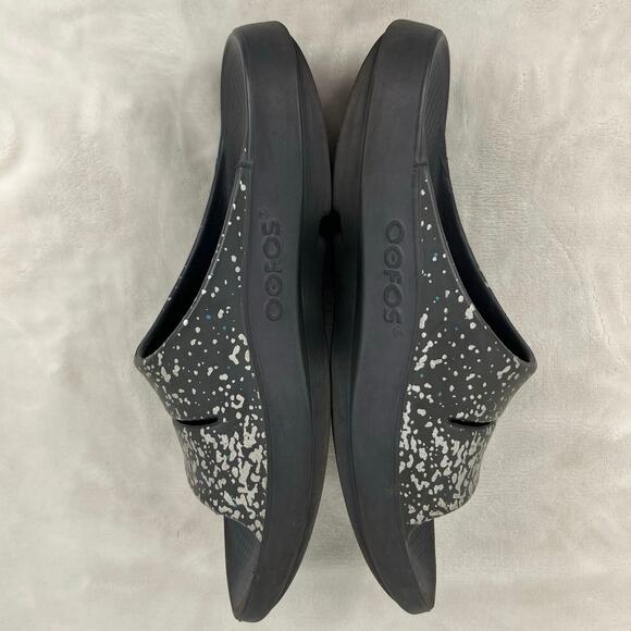 OOfos OOahh Luxe Slide Sandal M7 W9 Limited Edition Recovery‎ Shoe Prosecco Pop - Picture 11 of 14